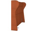 Ver mais imagens de Kit Cabeceira Cama Box Casal 195 Cm Madrid com Puff Recamier Santorini P05 Bouclê Terracota - Lyam D