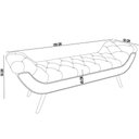 Ver imagem 7 de Kit Cabeceira Cama Box Casal 195 Cm Madrid com Puff Recamier Santorini P05 Bouclê Terracota - Lyam D