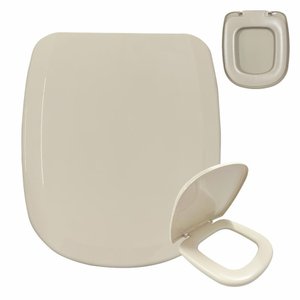 Tampa de Vaso Sanitário Almofadado Ibiza Incepa, Sabatini Icasa, Riviera Celite, Paris Ideal Bege