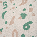 Ver imagem 3 de Tapete Infantil Antiderrapante Orgânico Bean Números 2,00x2,50m