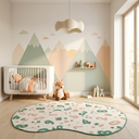 Ver imagem 1 de Tapete Infantil Antiderrapante Orgânico Bean Números 2,00x2,50m