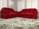 Ver imagem 1 de Sofá 2 e 3 Lugares Vermelho 608 Corsa