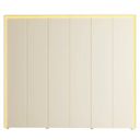Ver imagem 3 de Guarda-Roupa Casal 6 Portas com LED com Pés 100% MDF Lumina Off White