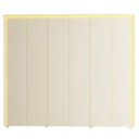 Ver imagem 3 de Guarda-Roupa Casal 6 Portas com LED com Pés 100% MDF Lumina Off White