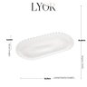 Travessa Oval de Cristal Coração 25cm - Lyor - 6