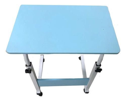 Mesa Mesinha Lateral de Cama Multiuso Notebook Café Ajustave:azul