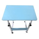 Ver imagem 1 de Mesa Mesinha Lateral de Cama Multiuso Notebook Café Ajustave:azul