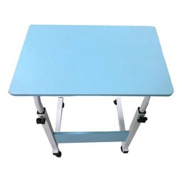 Mesa Mesinha Lateral de Cama Multiuso Notebook Café Ajustave:azul - 1