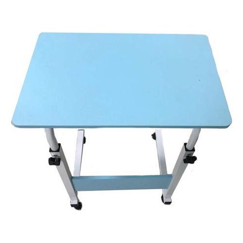 Mesa Mesinha Lateral de Cama Multiuso Notebook Café Ajustave:azul