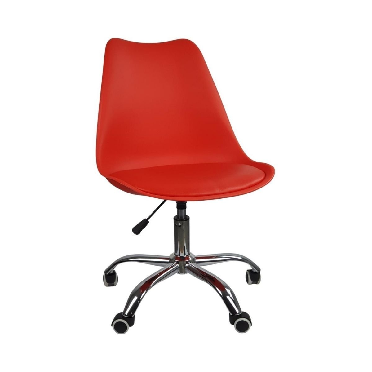 Cadeira Office com Rodizio Giratória Saarinen - Vermelho - 2
