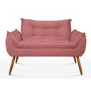 Ver imagem 5 de Poltrona Luxo Namoradeira Sala Quarto - Rosa