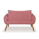 Ver imagem 2 de Poltrona Luxo Namoradeira Sala Quarto - Rosa