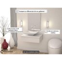 Ver imagem 2 de Conjunto para Banheiro Gabinete com Cuba Folha L38 600W Metrópole Branco/Chess