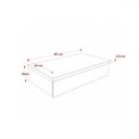 Ver imagem 3 de Conjunto para Banheiro Gabinete com Cuba Folha L38 600W Metrópole Branco/Chess