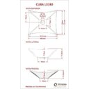 Ver imagem 3 de Conjunto para Banheiro Gabinete com Cuba Folha L38 600W Metrópole Marrom/Carvalho