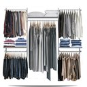 Ver imagem 1 de Closet arara aramado trilho parede super resistente moderno 2,20 BR