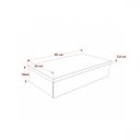 Ver imagem 3 de Conjunto para Banheiro Gabinete com Cuba Folha L38 600W Metrópole Branco/Snow