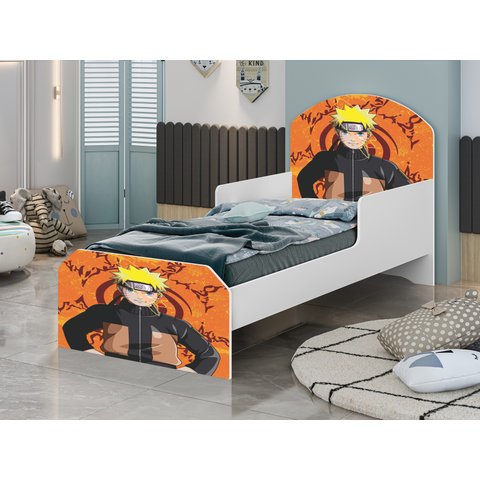 Mini Cama Juvenil Infantil Adesivada 100% Mdf - Naruto