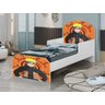 Mini Cama Juvenil Infantil Adesivada 100% Mdf - Naruto - 1