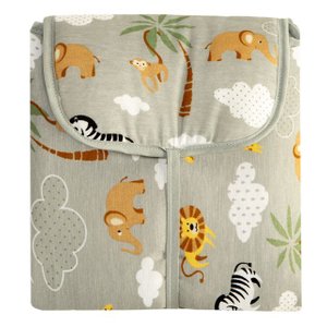 Trocador Portátil C/ Bolsos Internos - Safari Cinza