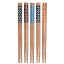 Ver imagem 4 de Hashi de Bambu C/ 5 Pares Decorado Top Premium- Art House - Panami