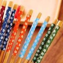 Ver imagem 2 de Hashi de Bambu C/ 5 Pares Decorado Top Premium- Art House - Panami