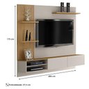 Ver imagem 3 de Home Suspenso Ambiente Montana Off White Cinamomo - Valdemóveis