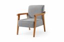 Ver imagem 2 de Kit 2 Poltronas Luiza Conforto Premium:Cinza