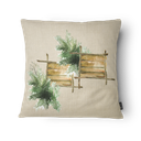 Ver imagem 2 de Kit 3 Capas de Almofada 43x43cm - Floral - Tecido Veludo 100% Poliéster