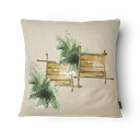 Ver imagem 2 de Kit 3 Capas de Almofada 43x43cm - Floral - Tecido Veludo 100% Poliéster