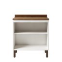 Ver imagem 3 de Balcão Cozinha 80 cm 2 Pts Conecta Frizz Branco/Ebano