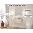Ver imagem 2 de Conjunto para Banheiro Gabinete com Cuba L42 e Espelheira 601W Metrópole Branco/Snow