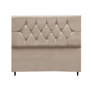 Cabeceira Estofada Cama Box Casal 140cm Geovana - Mhs:bege