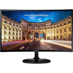 Monitor Samsung C24f390fh Led 24 Preto 110v/220v - 1