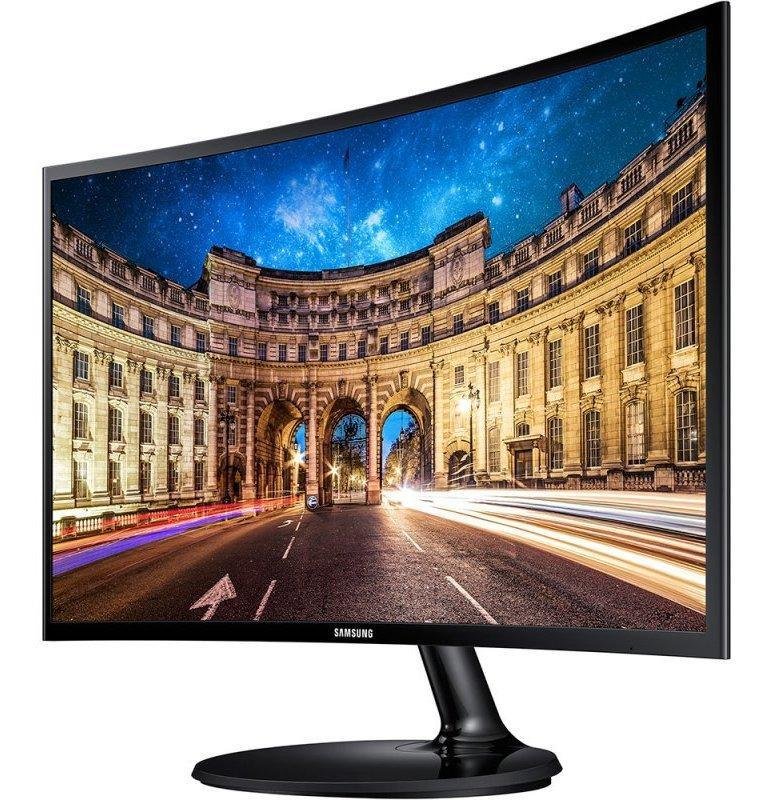 Monitor Samsung C24f390fh Led 24 Preto 110v/220v - 2