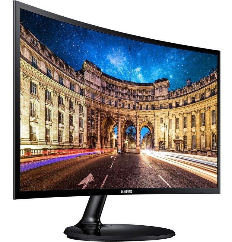 Monitor Samsung C24f390fh Led 24 Preto 110v/220v - 3