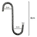 Ver imagem 2 de 10 Ganchos P/ Vaso de Parede Jardim Vertical e Treliça 8cm