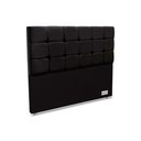 Ver imagem 1 de Cabeceira Cama Box Estofada Piave Linho Queen - Linho Preto - Ortobom