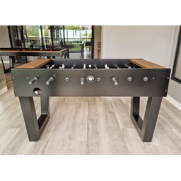 Mesa de Pebolim/totó Oficial Steelwood Cor Ébano/vintage - 3