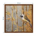 Ver imagem 4 de Kit 2 Quadros 50cm X 50cm Folhagem e Andorinha Aquarela Tropical Artes