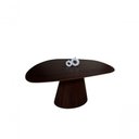 Ver imagem 1 de Mesa de Jantar Cone Orgânica 4 Lugares MDF 120x80cm Amadeirado Modelar Art Moveis