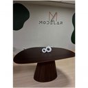 Ver imagem 4 de Mesa de Jantar Cone Orgânica 4 Lugares MDF 120x80cm Amadeirado Modelar Art Moveis