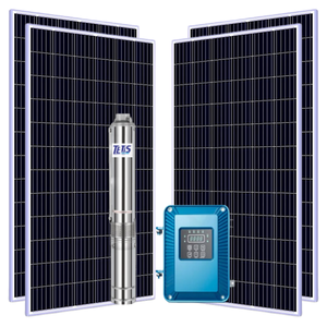 Kit Bomba Submersa Solar 750W Até 100m ou 32.000L/dia