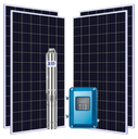Ver imagem 1 de Kit Bomba Submersa Solar 750W Até 100m ou 32.000L/dia