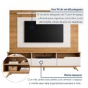 Ver mais imagens de Estante Home para TV 60 Polegadas Pés em Madeira Maciça Diplomata