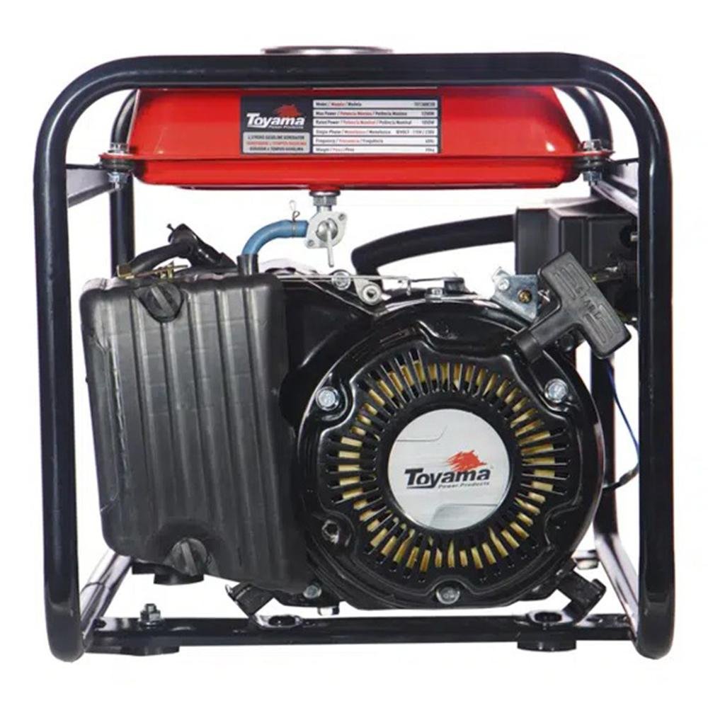 Gerador de Energia a Gasolina Toyama TG1300CXR, 201-001, 1050 Watts - Bivolt - 12