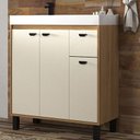 Ver imagem 1 de Gabinete de Banheiro 80cm sem Lavatório Ref 830 Cewal - Itapuã/off White
