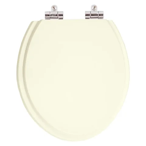 Assento Sanitário Poliester Soft Close Diamantina Palha (Bege Claro) para vaso Icasa