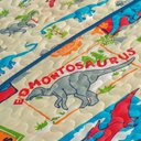 Ver imagem 2 de Kit Colcha + Jogo de Cama Bouti Kids Solteiro Infantil 5 Peças 100% Poliéster - Dino