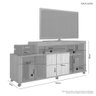 Rack Ouro Tv até 43 Polegadas Jcm Movelaria:cinamomo/off - 3